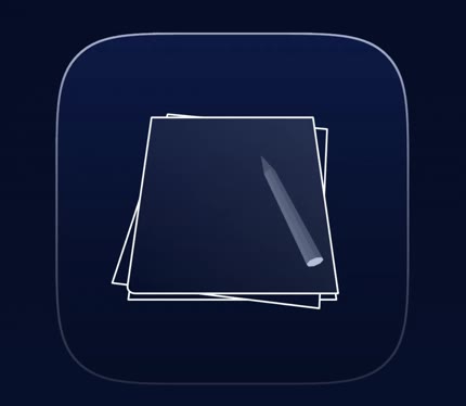 Side Quest - One of a family of animated icon designs for Sanctuary, a journaling and self-discovery app currently in development. Built with a custom 3D SVG engine where the handwriting is fully dynamic. Change the typography and the pen animation just works.